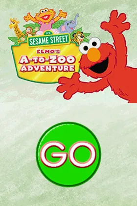 123 Sesame Street - Elmo's A-to-Zoo Adventure - The Videogame (USA) screen shot title